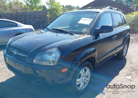 2006 Hyundai Tucson Gls/Limited из США, поврежденный, VIN KM8JN72D76U290040